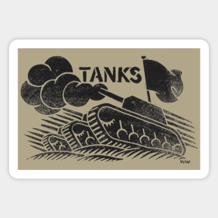 Tanks (Thanks) Magnet